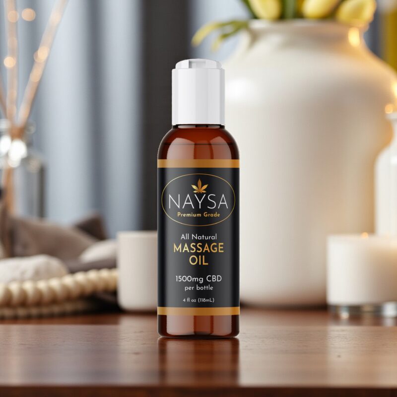 NAYSA CBD 1500mg Massage Oil - Isolate