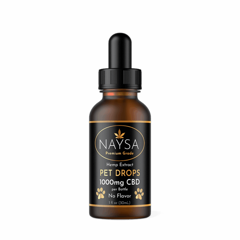 NAYSA 1000mg Pet Drops - Broad Spectrum