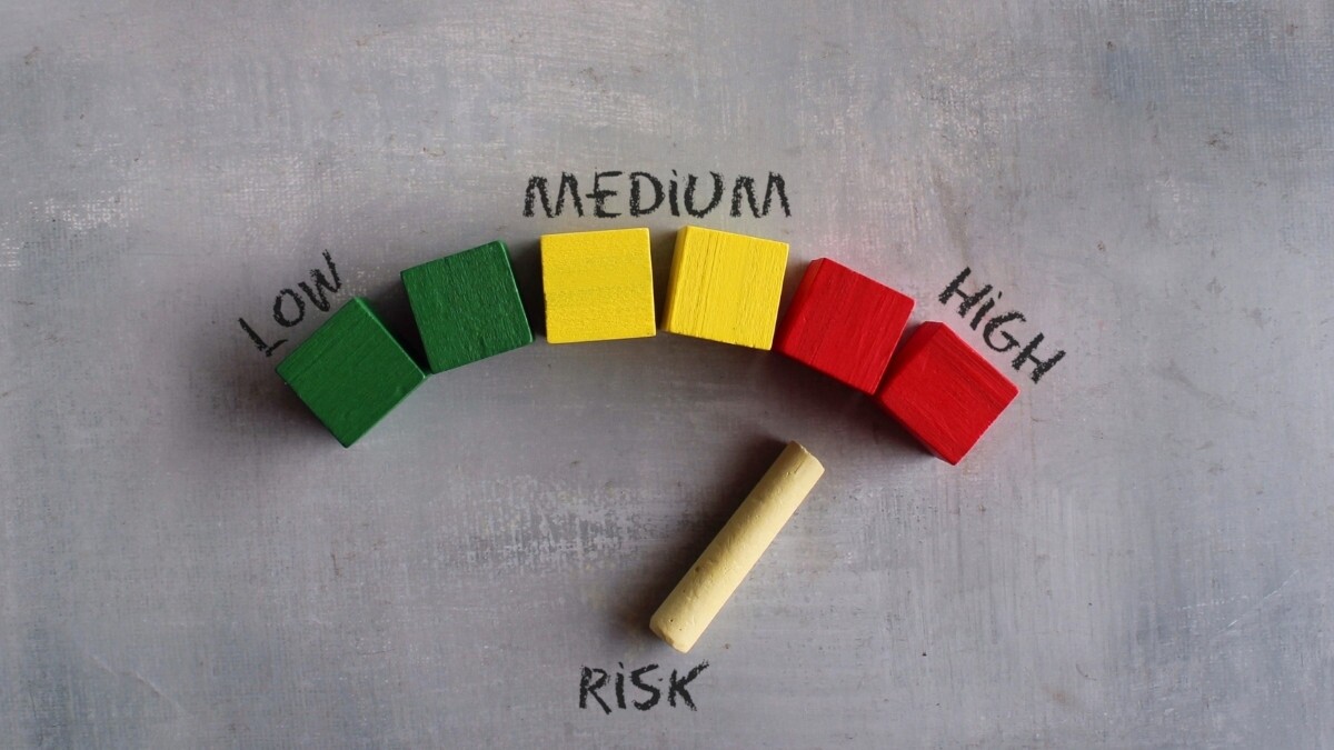 risk level from low to high
